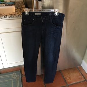 AG skinny blue jeans size 28